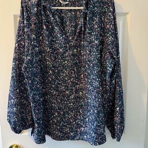 Penningtons Navy Floral Blouse